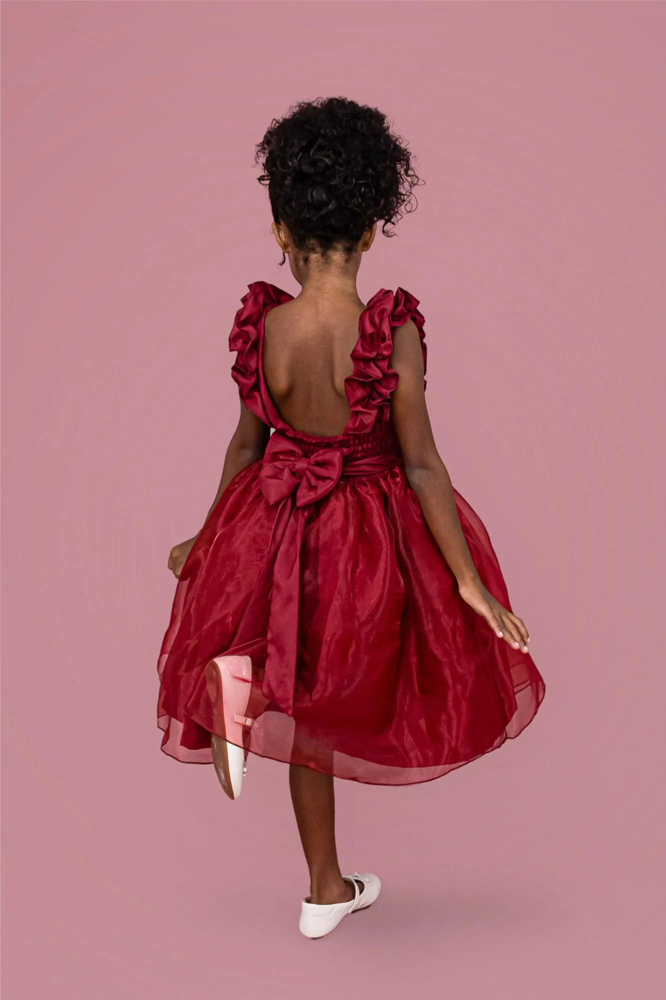 Vestido Fluflu Marsala - Imagem 3