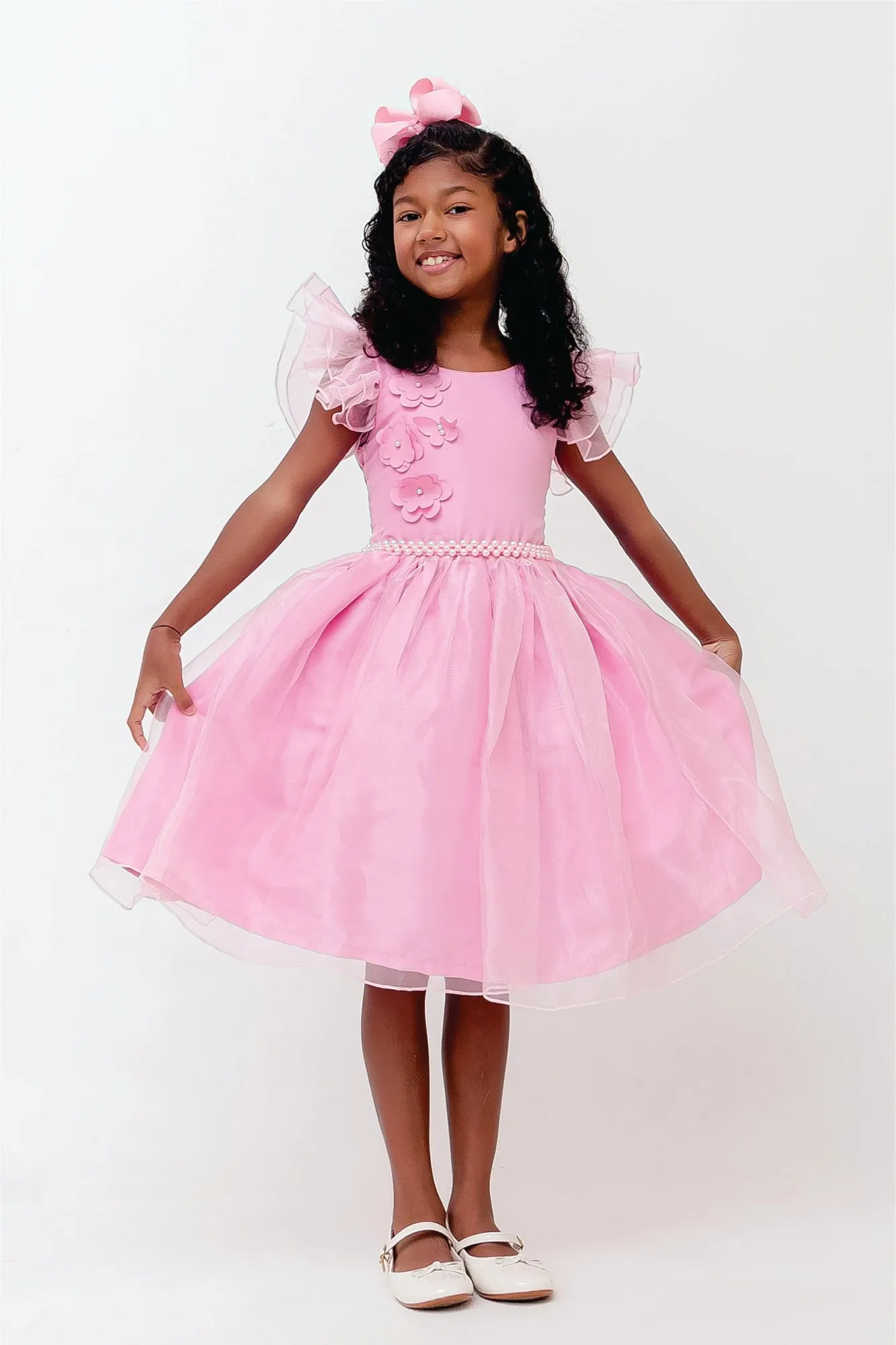 Vestido Bufante Rosa