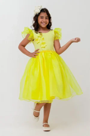 Vestido Bufante Amarelo