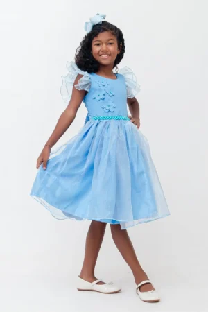 Vestido Bufante Azul