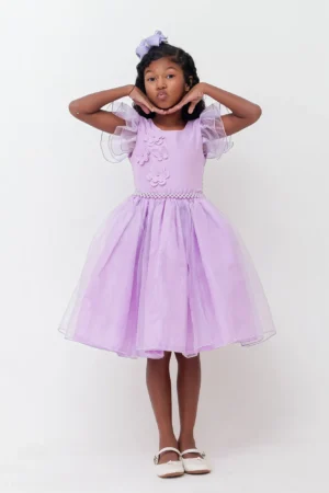 Vestido Bufante Lilas