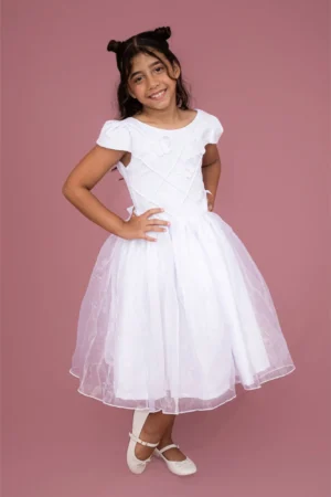 Vestido Borboleta Branco