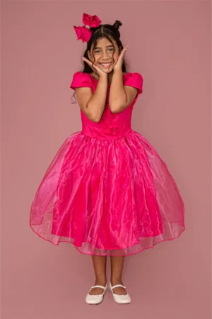 Vestido Borboleta Pink