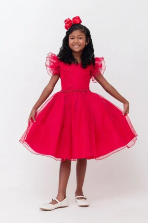 Vestido Bufante Vermelho