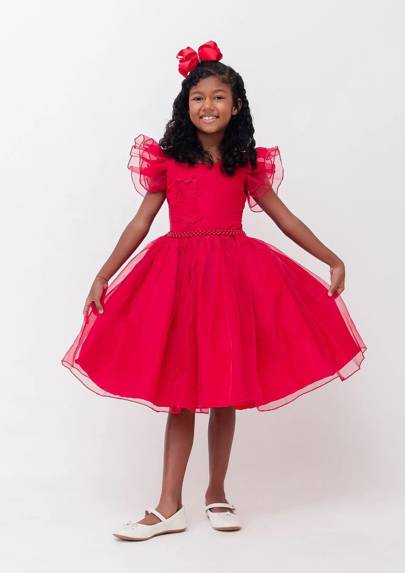 Vestido Bufante Vermelho