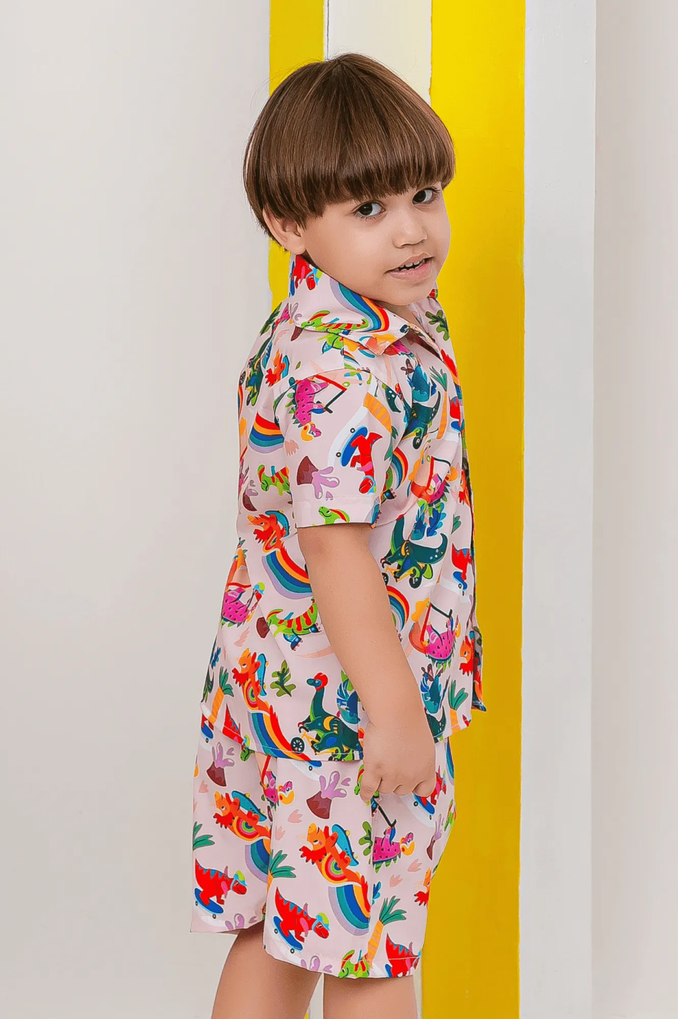 Conj Mauricinho Dinossauro Skate - Imagem 3