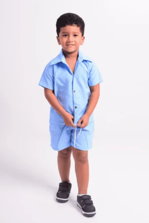 Conjunto Mauricinho Azul Claro