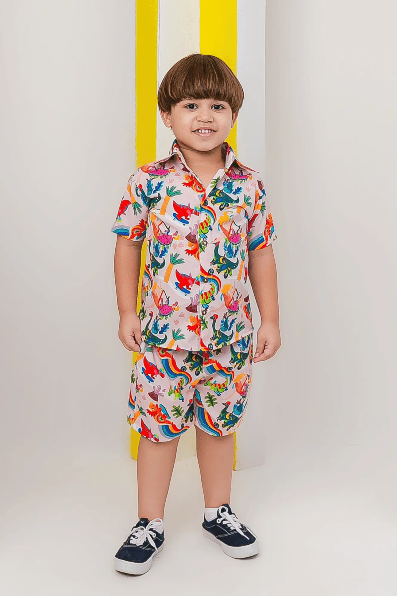 Conj Mauricinho Dinossauro Skate - Imagem 2