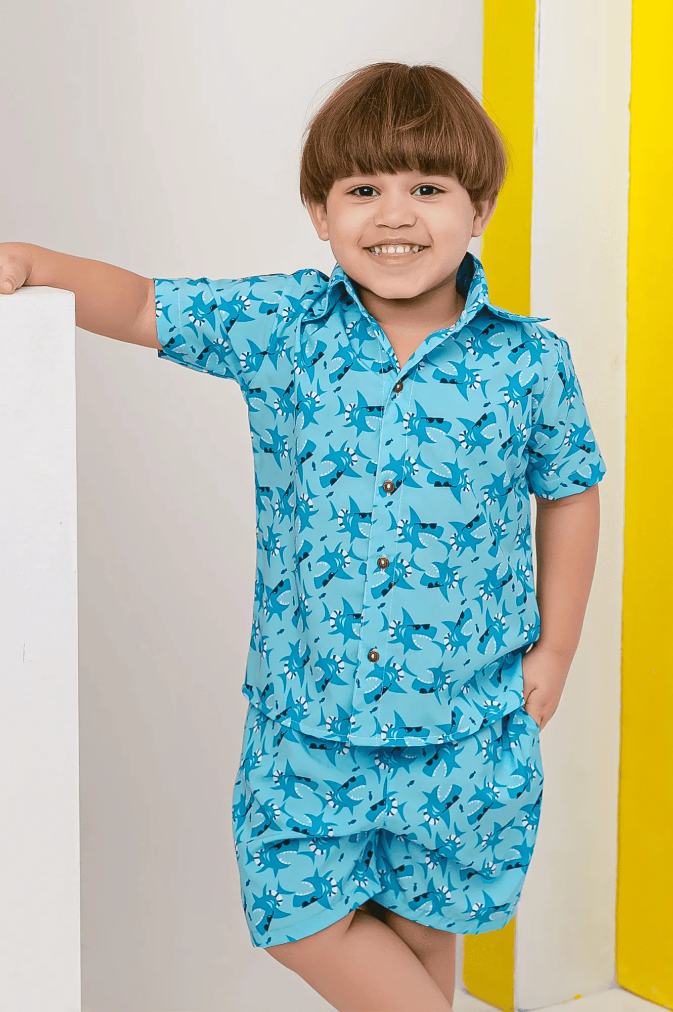 Conj Mauricinho Tubarão Descolado