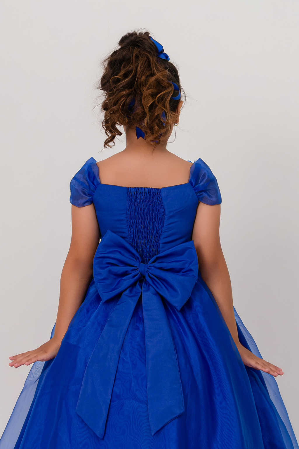 Vestido Longo Glamour Azul Royal - Imagem 3