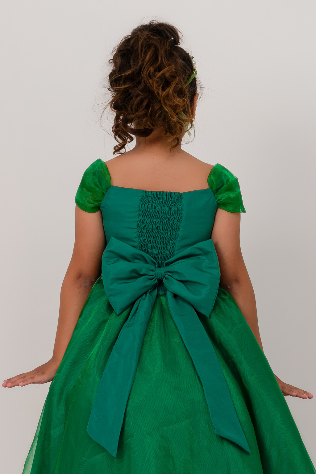 Vestido Longo Glamour Verde - Imagem 2