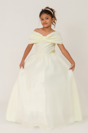 Vestido Longo Laço Real Perola