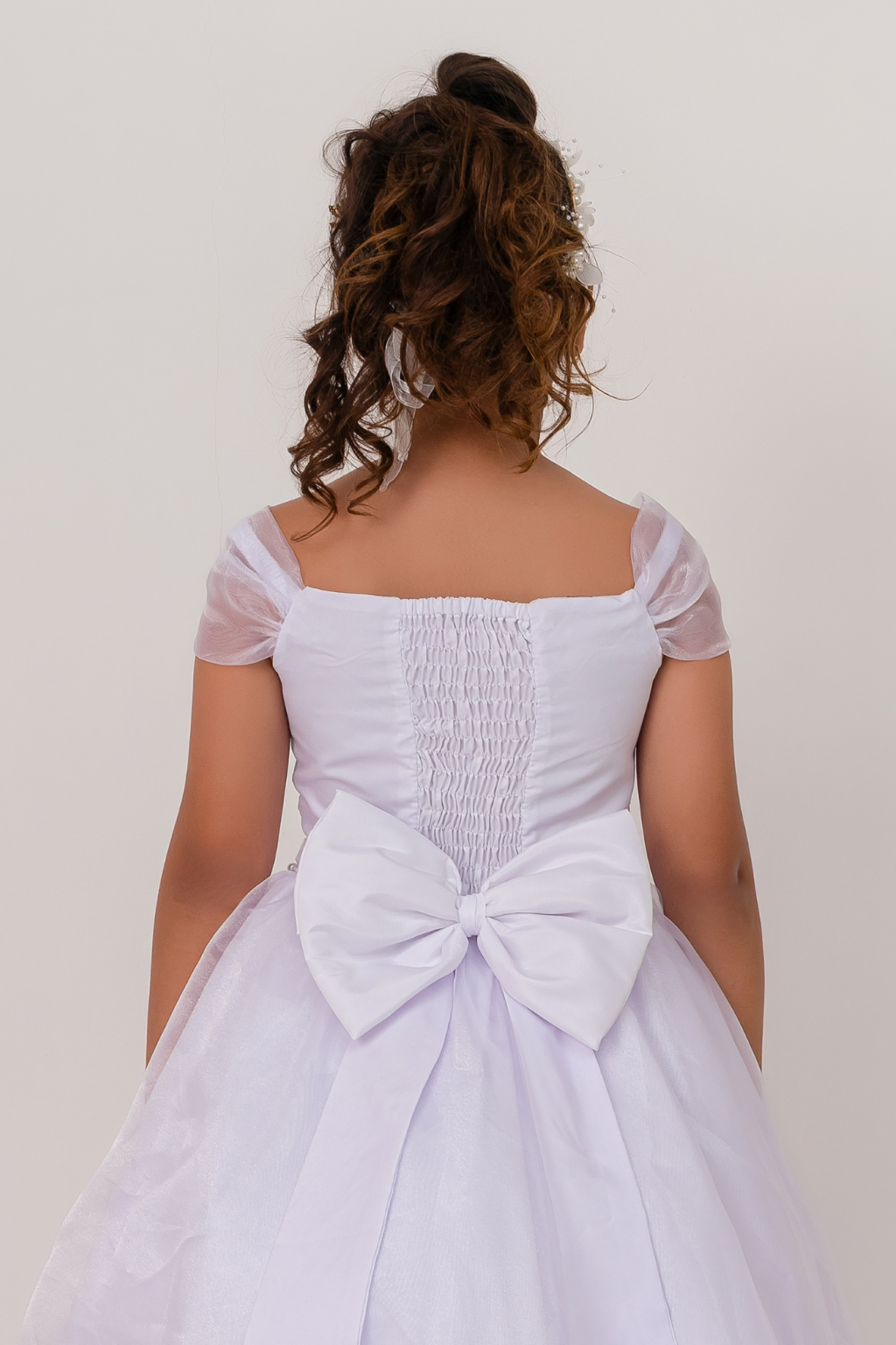 Vestido Longo Glamour Branco - Imagem 3