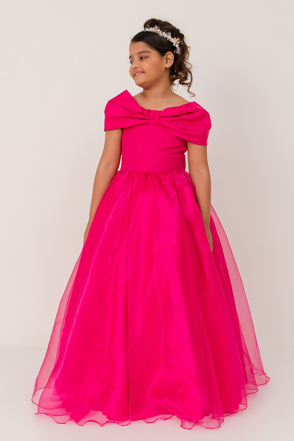 Vestido Longo Laço Real Pink