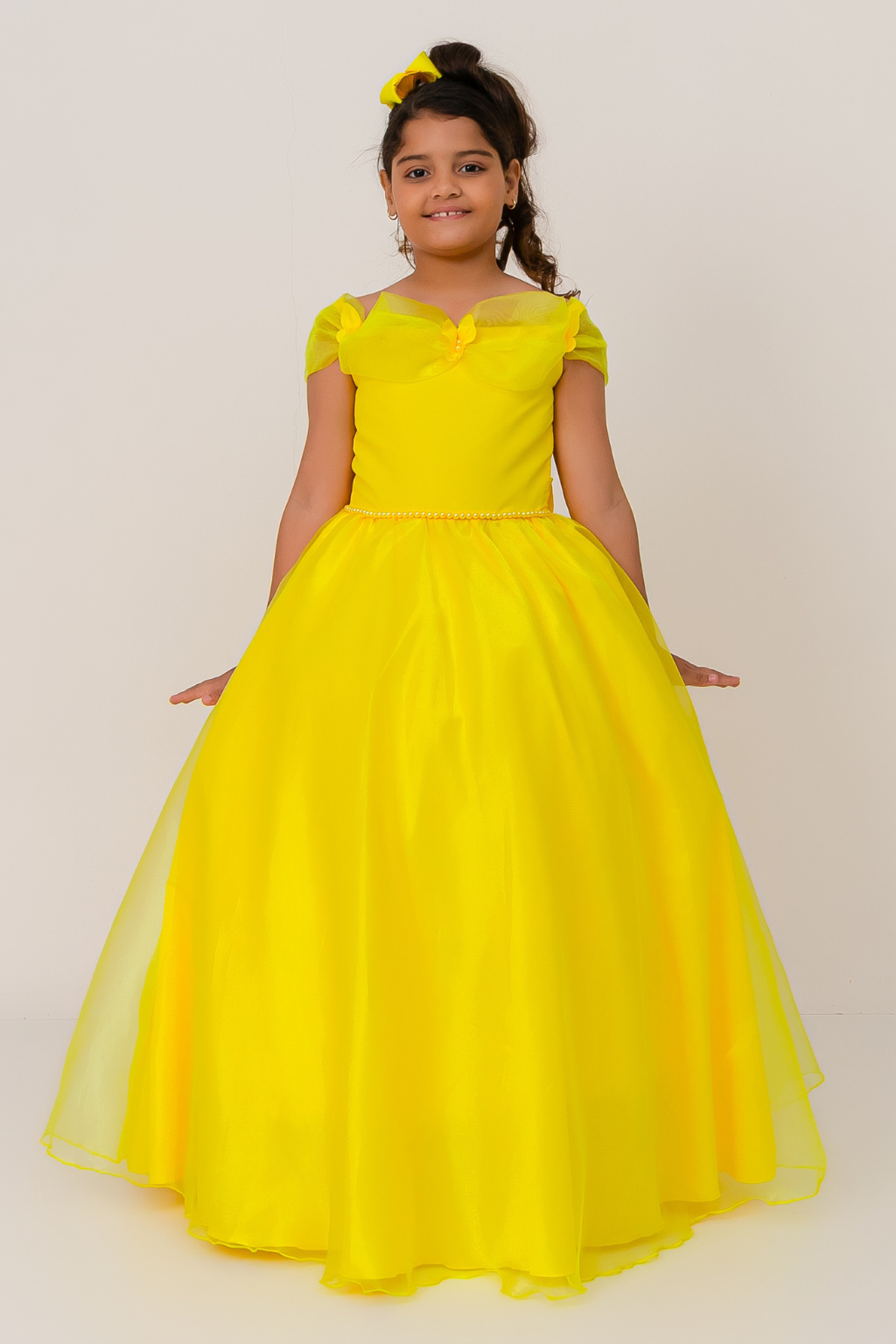 Vestido Longo Glamour Amarelo