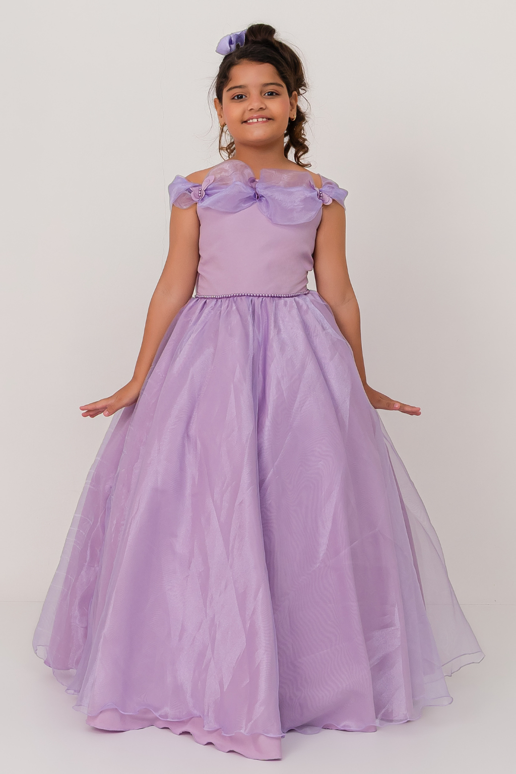 Vestido Longo Glamour Lilas