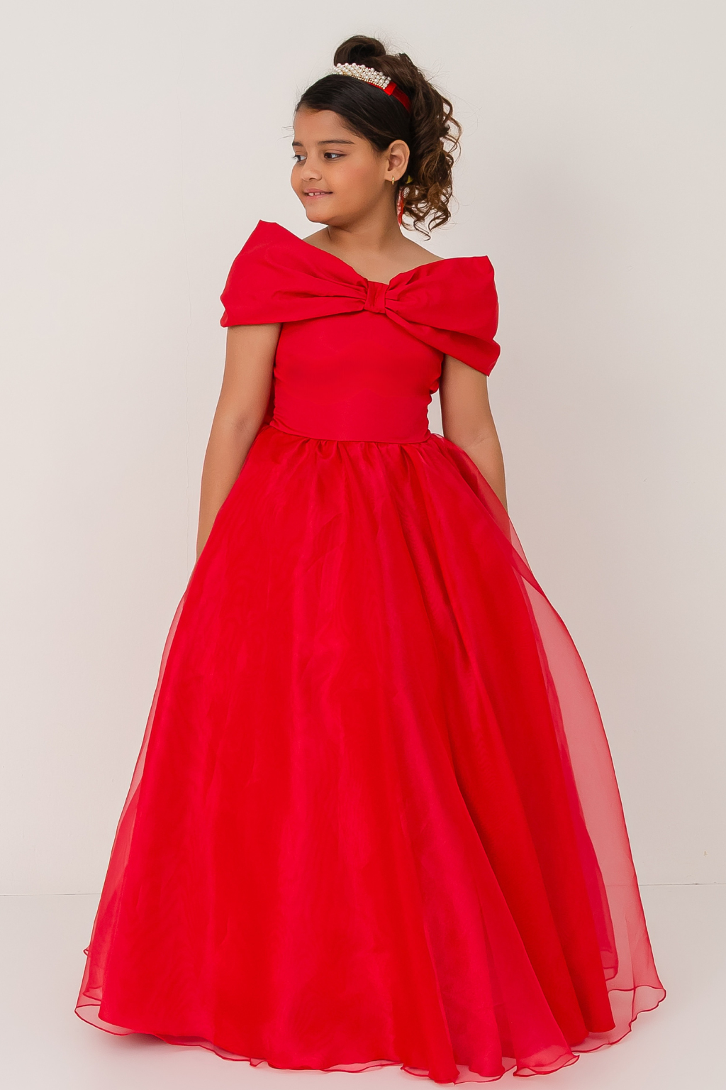 Vestido Longo Laço Real Vermelho