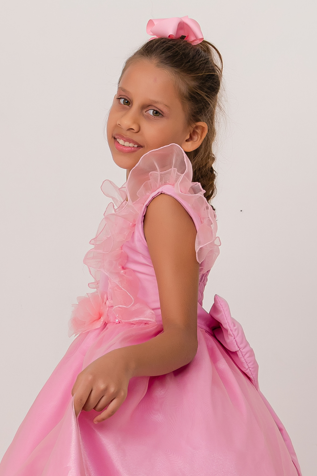 Vestido Longo FluFlu Rosa - Imagem 2