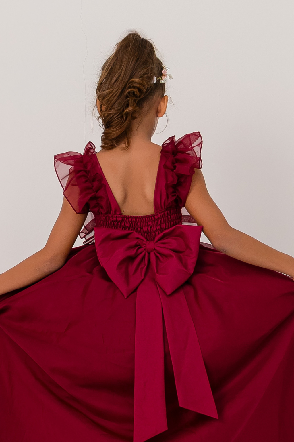 Vestido Longo FluFlu Marsala - Imagem 2