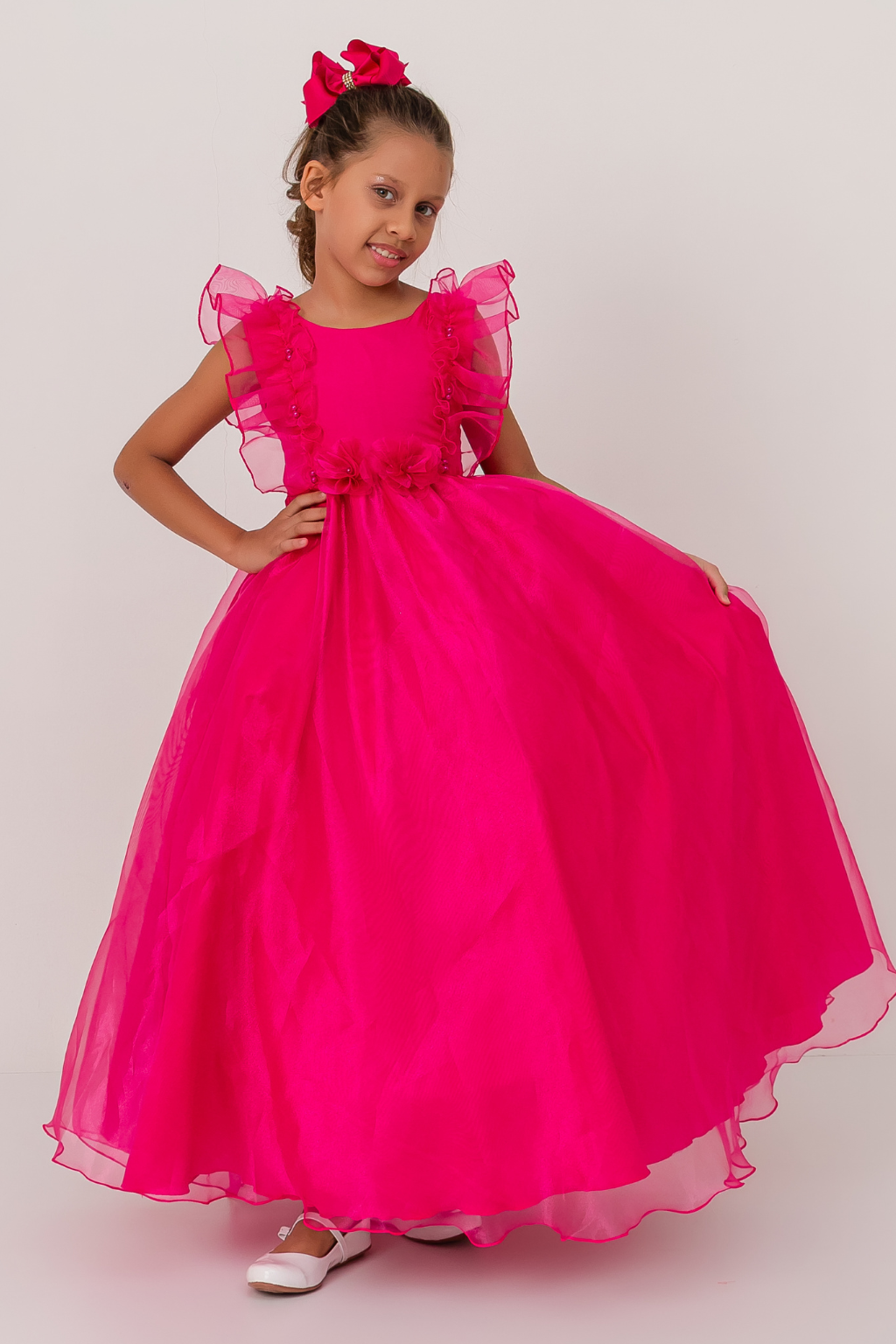 Vestido Longo FluFlu Pink