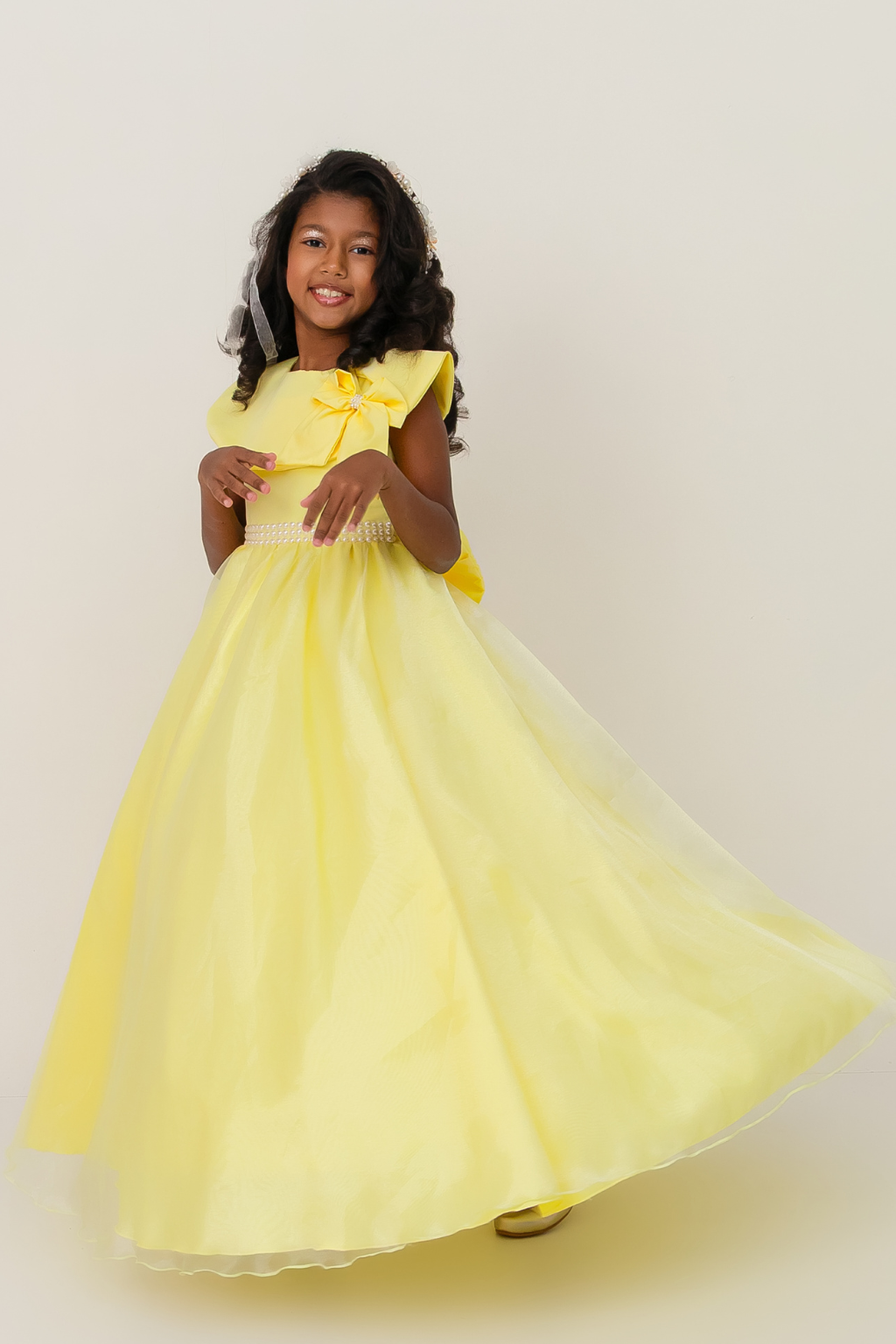 Vestido Longo Eloise Amarelo