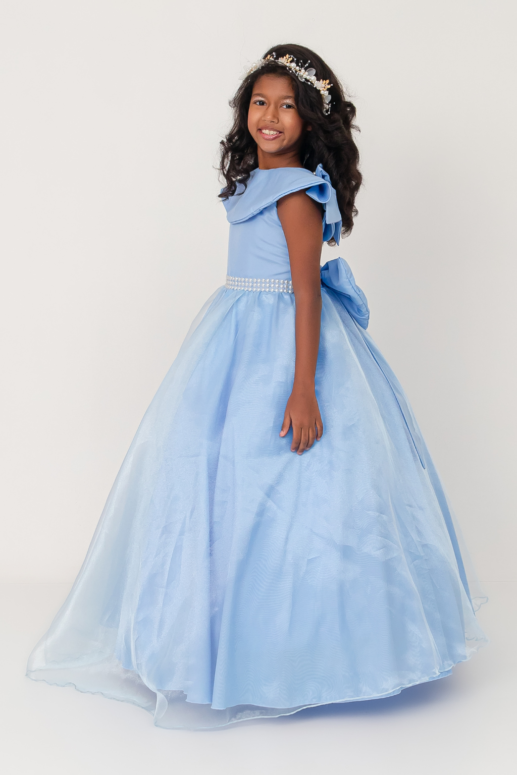 Vestido Longo Eloise Azul