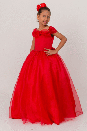 Vestido Longo Glamour Vermelho