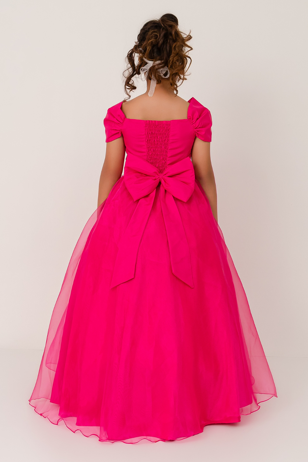 Vestido Longo Laço Real Pink - Imagem 3