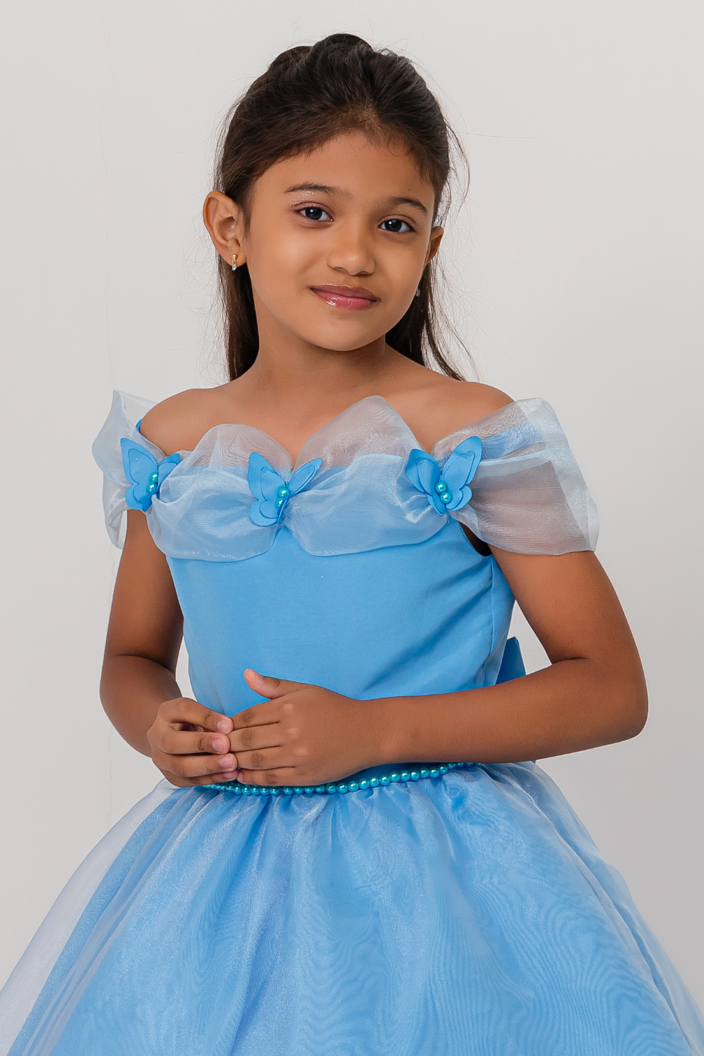 Vestido Longo Glamour Azul