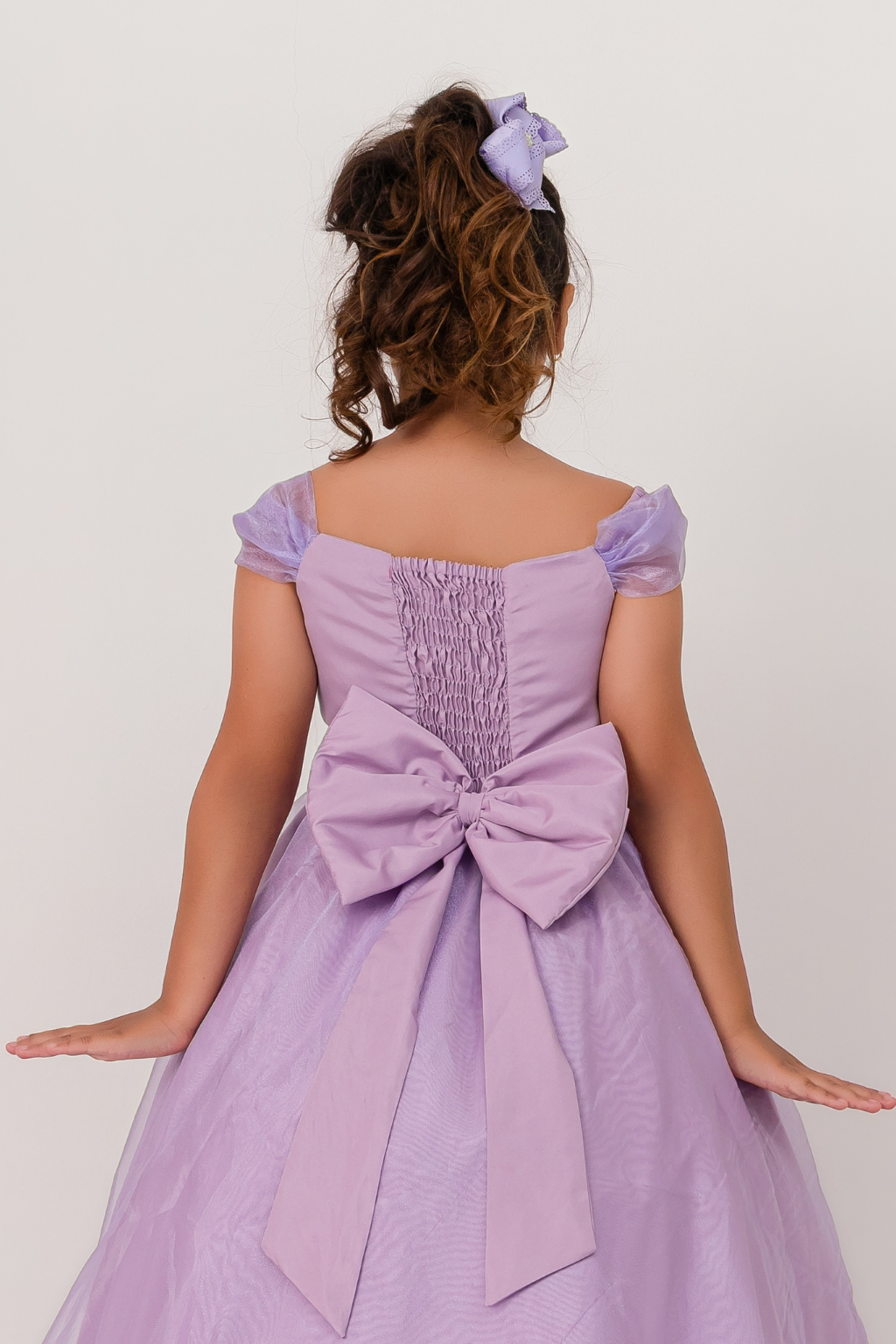 Vestido Longo Glamour Lilas - Imagem 2
