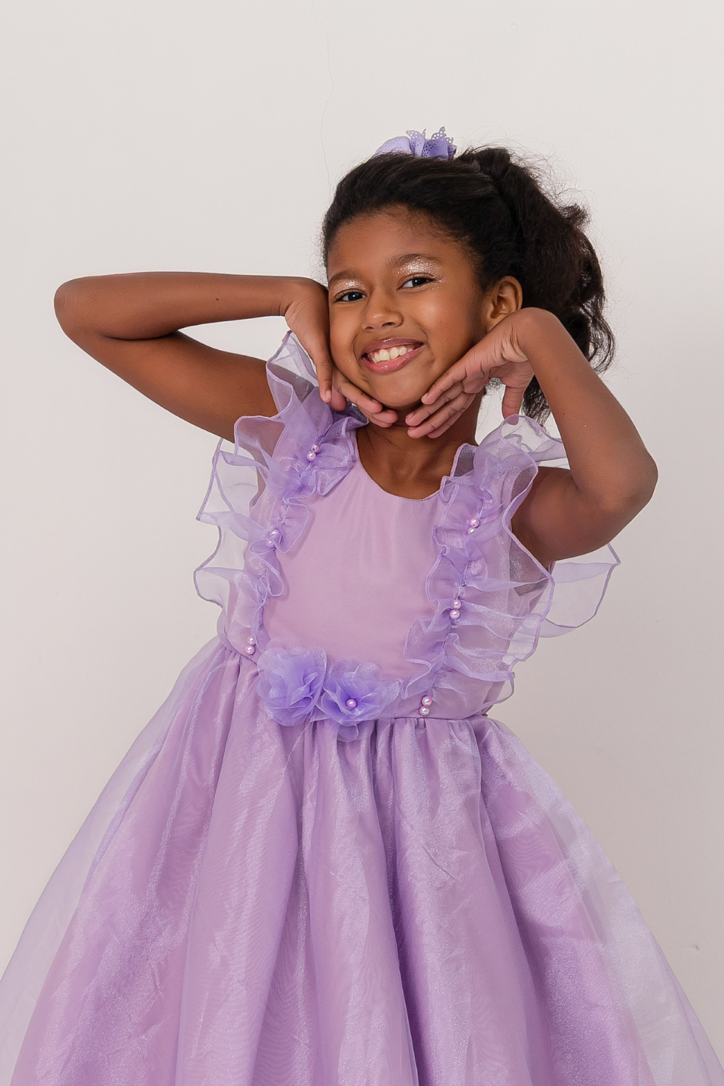 Vestido Longo FluFlu Lilas - Imagem 2