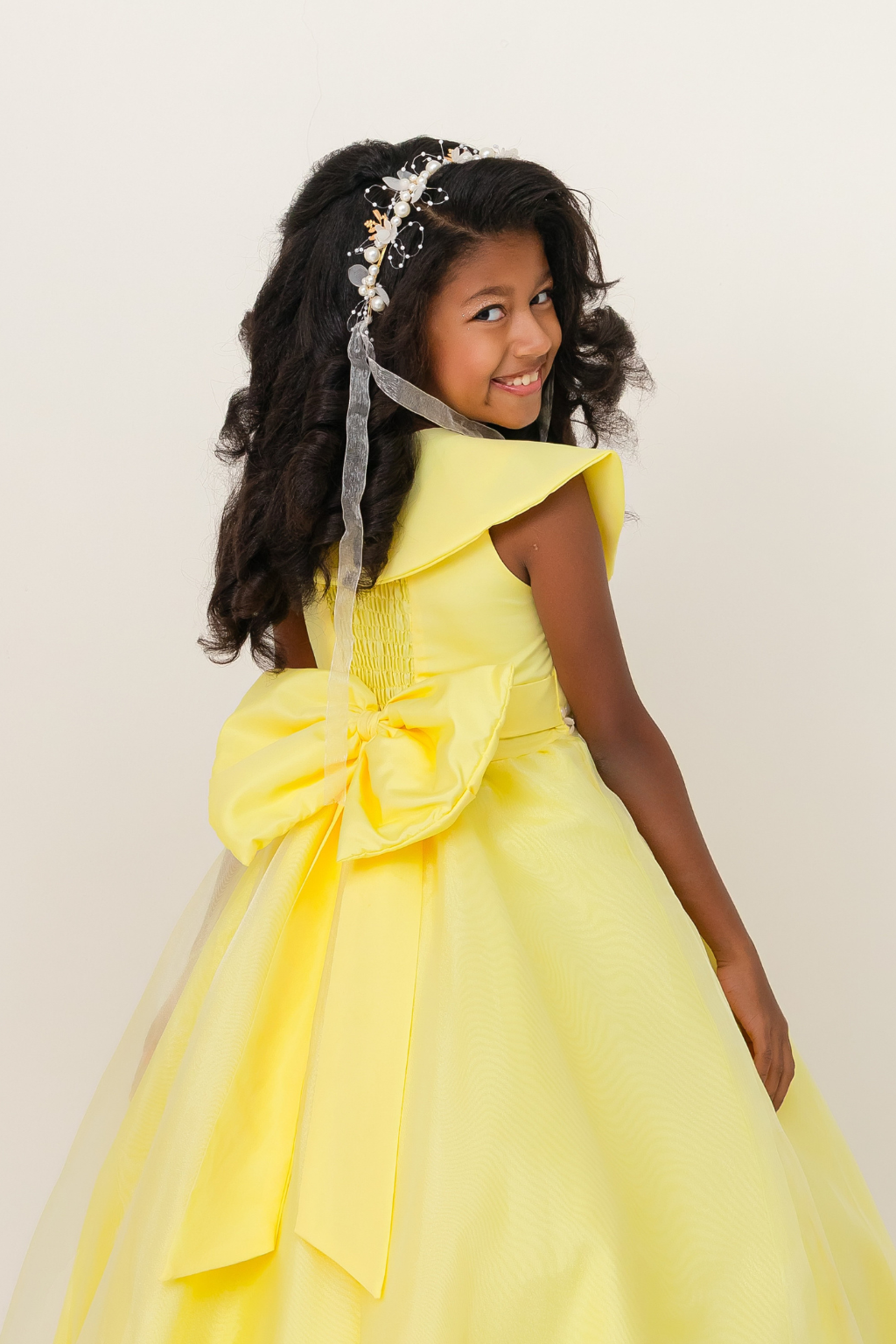 Vestido Longo Eloise Amarelo - Imagem 3