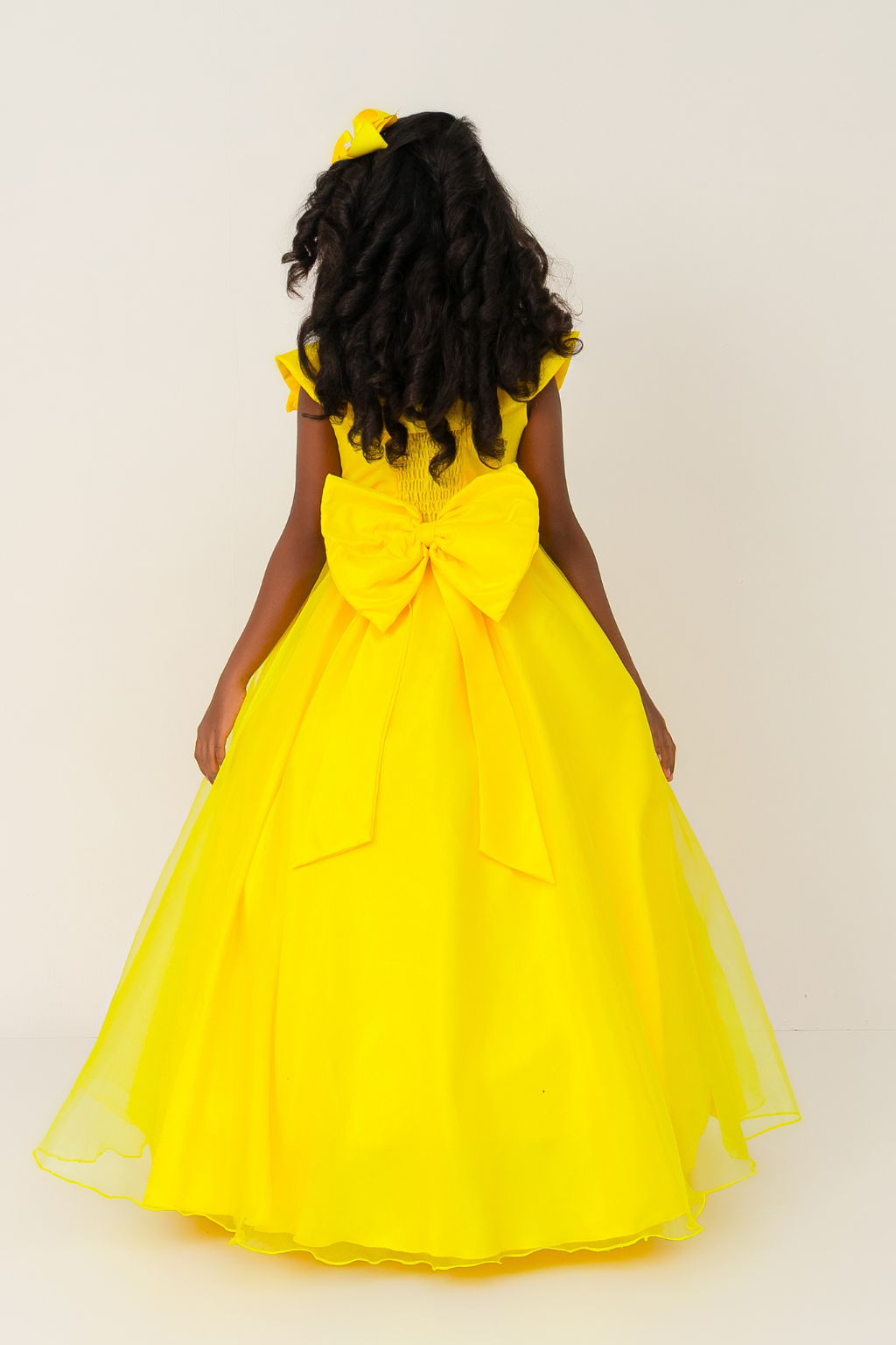 Vestido Longo Eloise Amarelo - Imagem 3