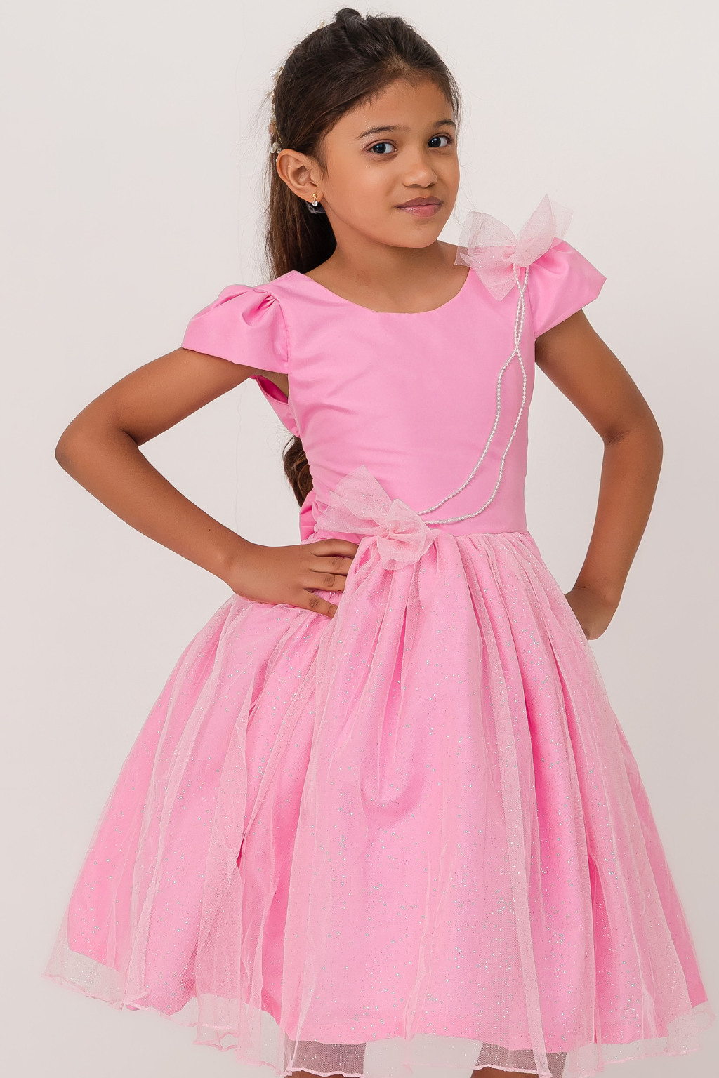 Vestido Cintilante Rosa