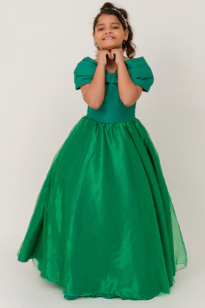 Vestido Longo Laço Real Verde