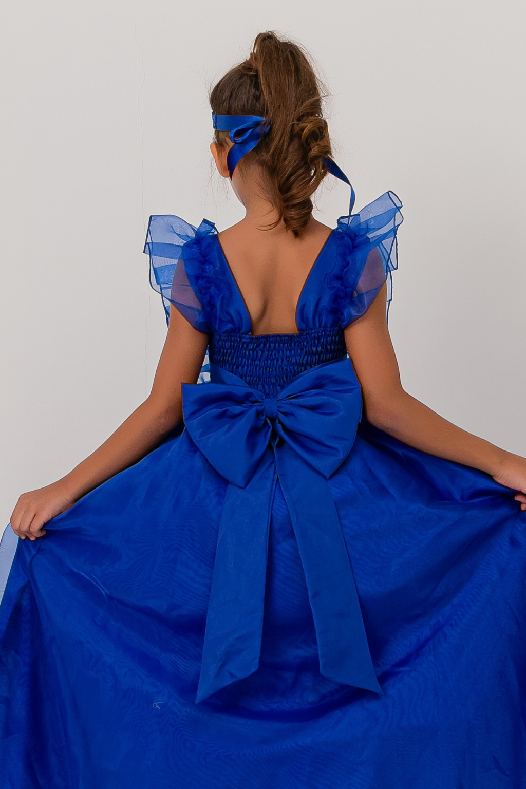 Vestido Longo FluFlu Azul Royal - Imagem 2