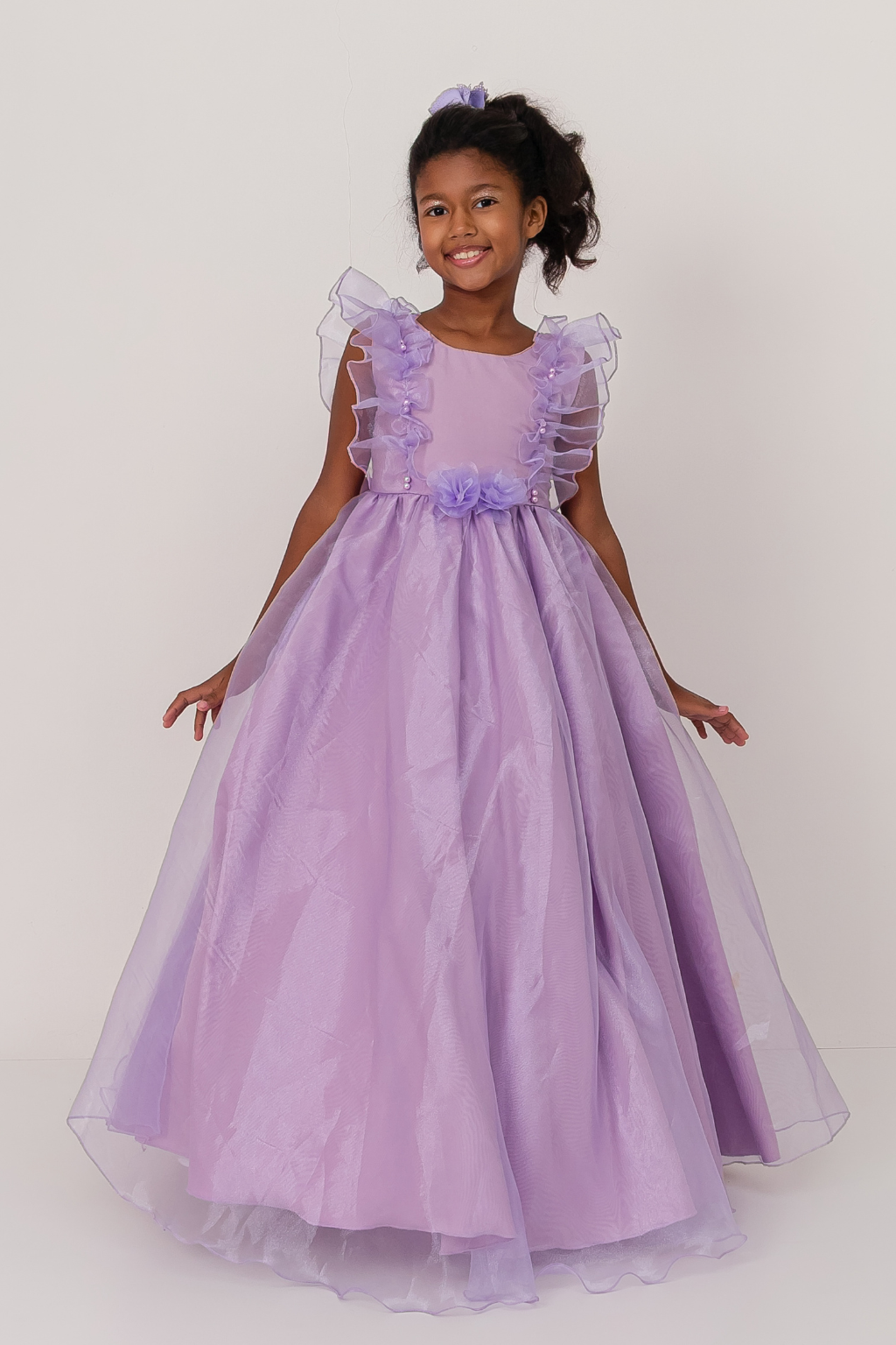 Vestido Longo FluFlu Lilas