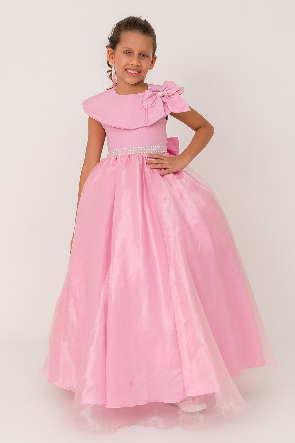 Vestido Longo Eloise Rosa