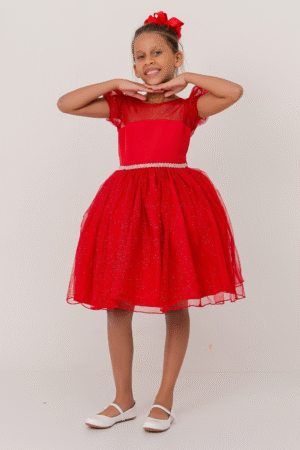 Vestido Cristal Vermelho