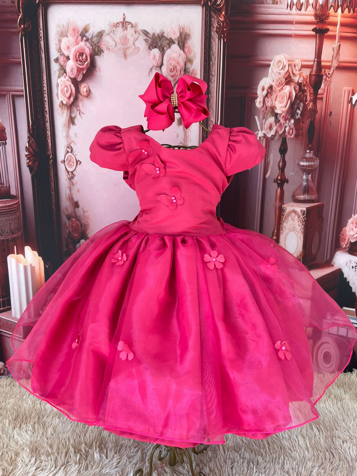Vestido Jardim Pink