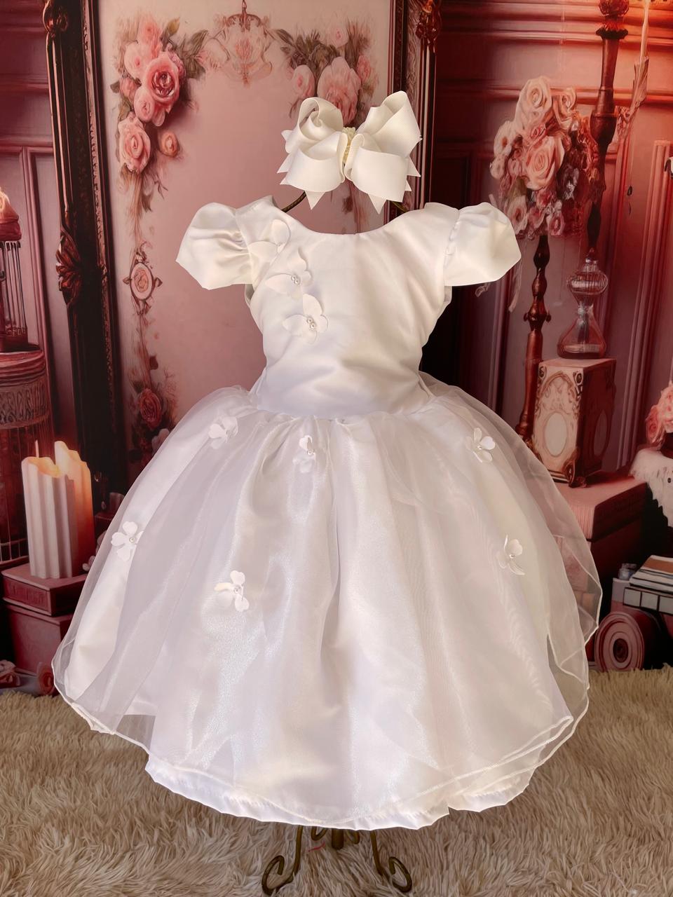 Vestido Jardim Branco