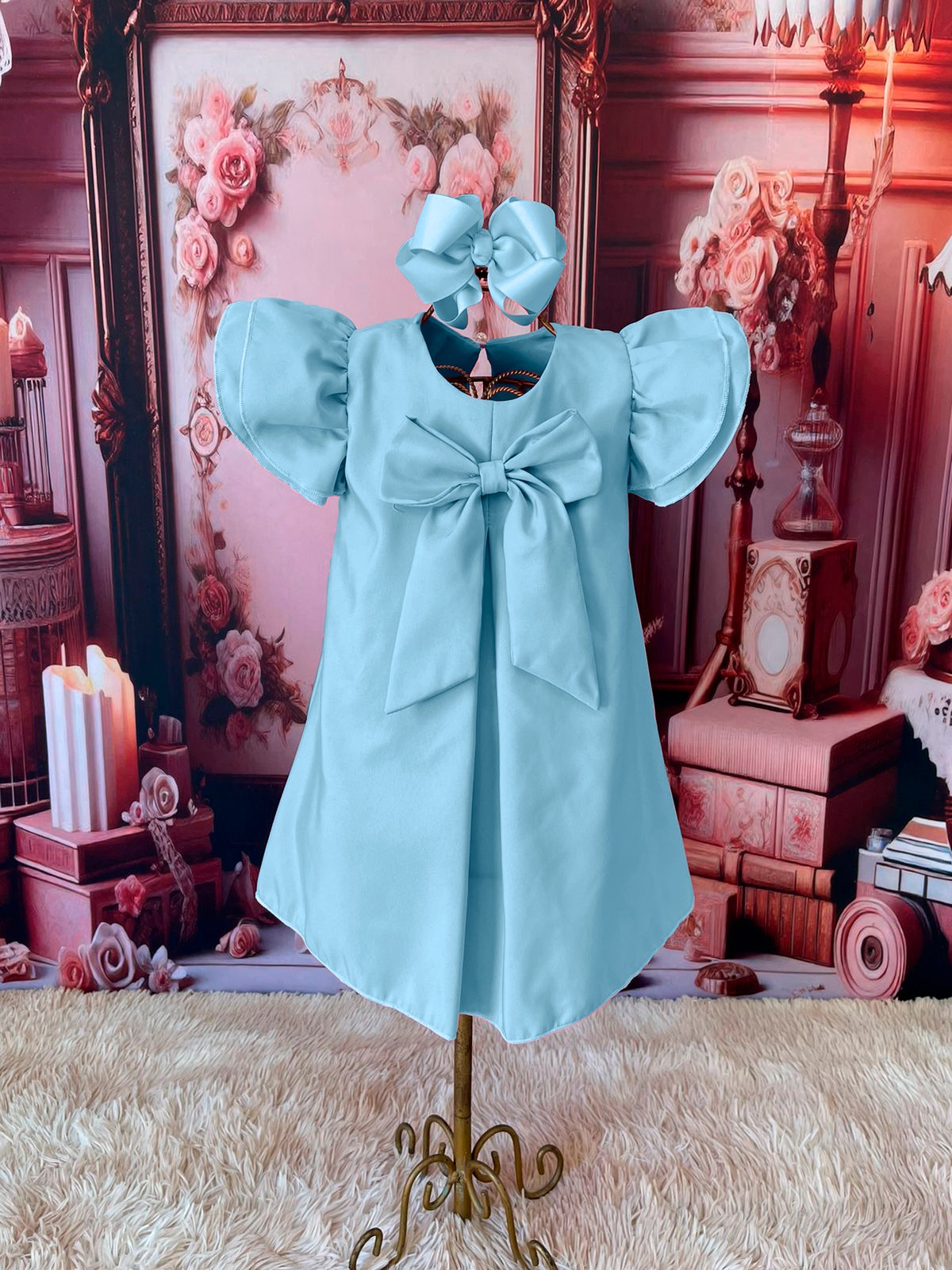 Bata Laço Bela Azul