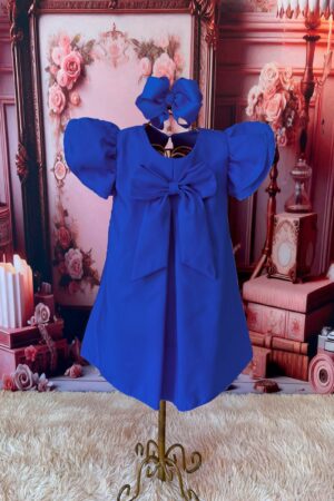 Bata Laço Bela Azul Royal