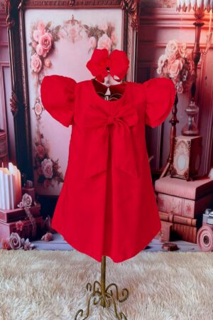 Bata Laço Bela Vermelho