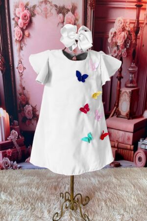 Bata Borboleta branco