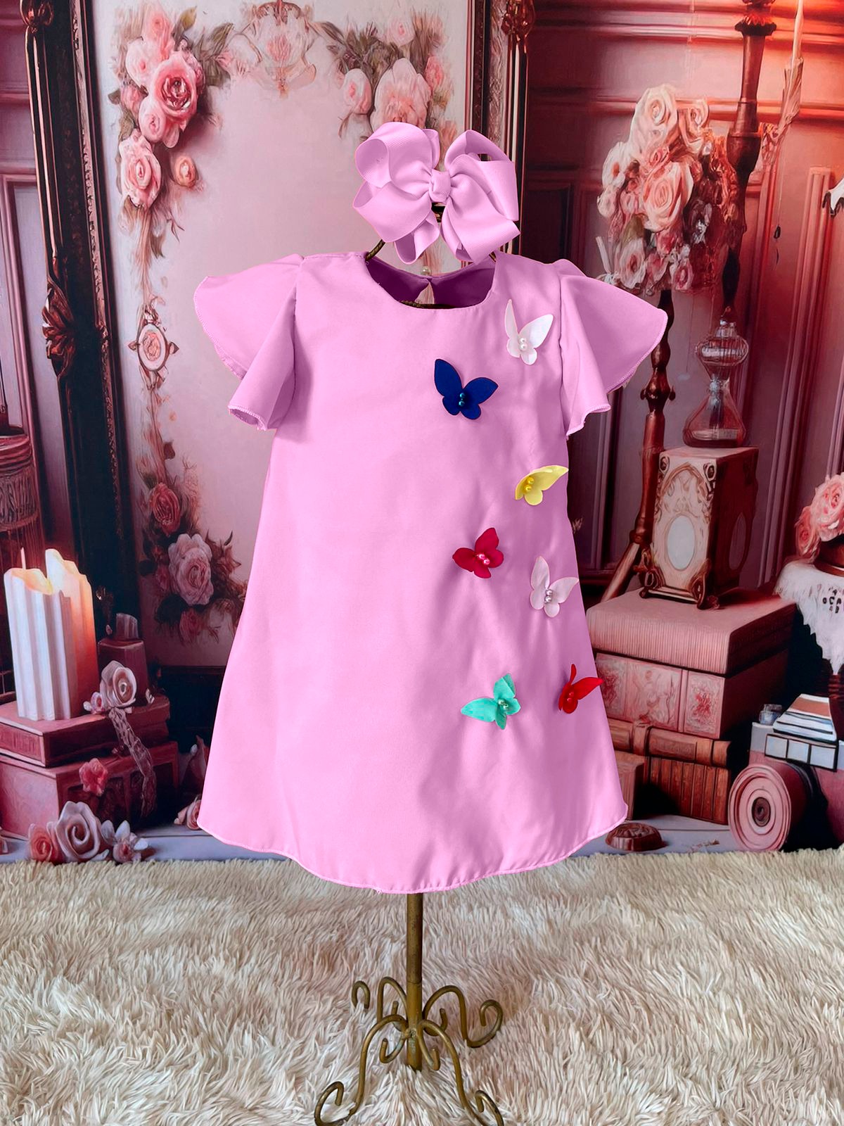 Bata Borboleta Lilas