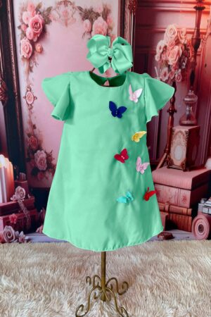 Bata Borboleta Verde