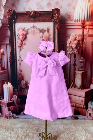 Bata Laço Tule Lilas