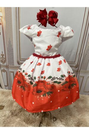 Vestido Floral Vermelho