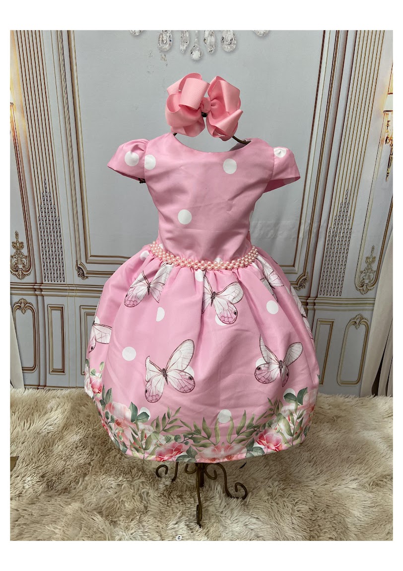 Vestido Poa Boarboletas